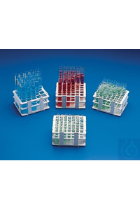 SP Bel-Art No-Wire Test Tube Half Rack; For10-13mm Tubes, 42 Places SP...